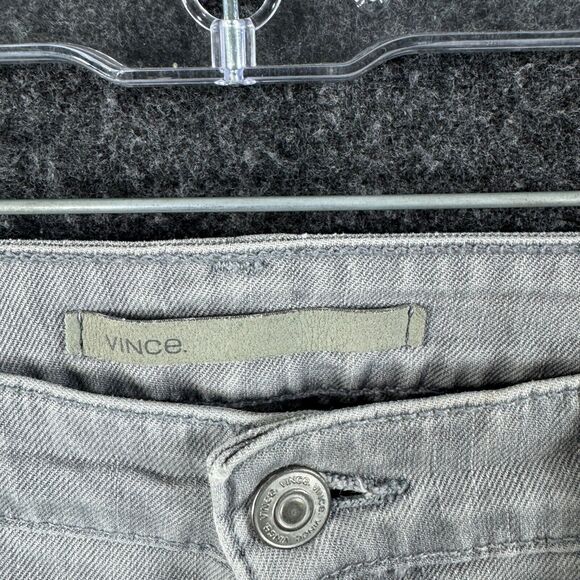 Vince Jeans Women's 32 Gray Light Wash Skinny Stretch Made in USA - Picture 3 of 10